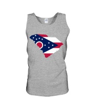 OHIO FLAG IN SOUTH CAROLINA Unisex Tank tile