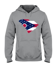 OHIO FLAG IN SOUTH CAROLINA Hooded Sweatshirt front
