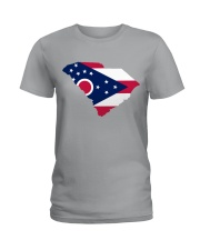 OHIO FLAG IN SOUTH CAROLINA Ladies T-Shirt tile