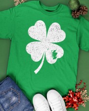 Scotland Map - Four Leaf Clover Classic T-Shirt apparel-classic-tshirt-lifestyle-back-69