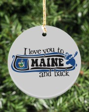 Love You To Maine Circle ornament - single (porcelain) aos-circle-ornament-single-porcelain-lifestyles-02