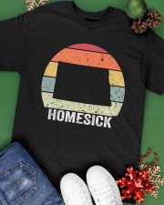 Vintage Homesick North Dakota Classic T-Shirt apparel-classic-tshirt-lifestyle-back-69