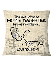 PUERTO RICO CALIFORNIA MOM AND DAUGHTER Square Pillowcase tile