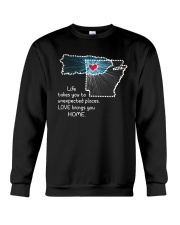 PUERTO RICO ARKANSAS LOVE BRINGS YOU HOME Crewneck Sweatshirt tile