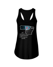 PUERTO RICO ARKANSAS LOVE BRINGS YOU HOME Ladies Flowy Tank tile