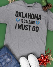 Oklahoma Is Calling Classic T-Shirt apparel-classic-tshirt-lifestyle-back-69