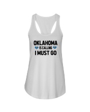 Oklahoma Is Calling Ladies Flowy Tank tile