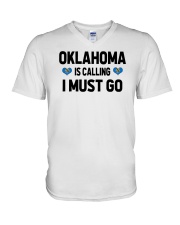 Oklahoma Is Calling V-Neck T-Shirt tile