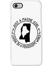 MAINE GIRL LIVING IN MISSISSIPPI Phone Case tile