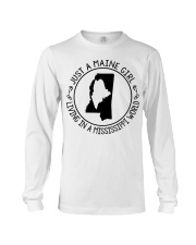 MAINE GIRL LIVING IN MISSISSIPPI Long Sleeve Tee tile