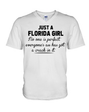 Florida Girl - No One Is Perfect V-Neck T-Shirt tile