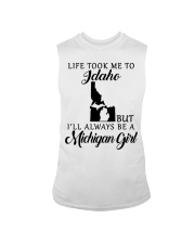 LIFE TOOK TO IDAHO BE A MICHIGAN GIRL Sleeveless Tee tile