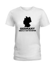 Germany It's Not For Everyone Ladies T-Shirt tile