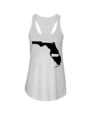 MAP PUERTO RICO IN FLORIDA Ladies Flowy Tank tile