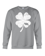 Nebraska Map - Four Leaf Clover Crewneck Sweatshirt tile