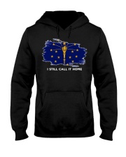 Flag Indiana I Still Call It Home Hooded Sweatshirt tile