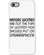 Should put on speakerphone not Kansas women Phone Case tile