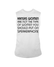 Should put on speakerphone not Kansas women Sleeveless Tee tile