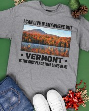 Vermont Only Place Lives In Me Classic T-Shirt apparel-classic-tshirt-lifestyle-back-69