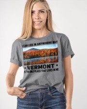 Vermont Only Place Lives In Me Classic T-Shirt apparel-classic-tshirt-lifestyle-front-100