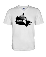 Canada - Born V-Neck T-Shirt tile