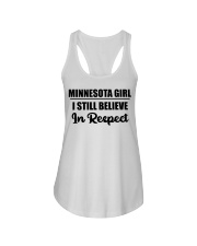 Minnesota Girl I Still Believe In Respect Ladies Flowy Tank tile