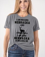 Nebraska Is Missing Me Classic T-Shirt apparel-classic-tshirt-lifestyle-front-101