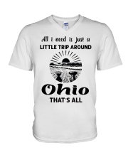 A Little Trip Around Ohio V-Neck T-Shirt tile