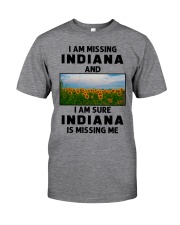 I Am Missing Indiana Classic T-Shirt front