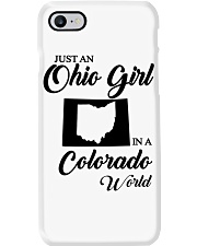 OHIO GIRL IN COLORADO Phone Case tile