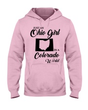 OHIO GIRL IN COLORADO Hooded Sweatshirt front