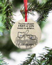 The Love Mother And Son Oklahoma Ohio Circle ornament - single (porcelain) aos-circle-ornament-single-porcelain-lifestyles-07