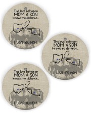The Love Mother And Son Oklahoma Ohio Circle Ornament (Wood tile