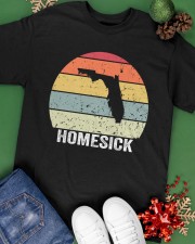 Vintage Homesick Florida Classic T-Shirt apparel-classic-tshirt-lifestyle-back-69