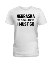 Nebraska Is Calling Ladies T-Shirt tile