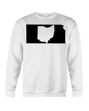 MAP OHIO IN KANSAS Crewneck Sweatshirt tile