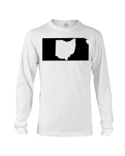 MAP OHIO IN KANSAS Long Sleeve Tee tile