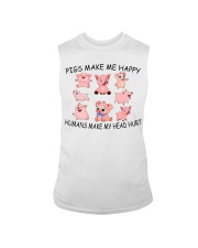 Pigs Make Me Happy Sleeveless Tee tile