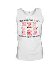 Pigs Make Me Happy Unisex Tank tile