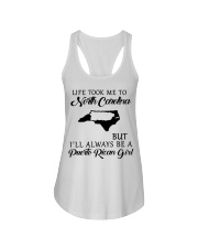 LIFE TOOK TO NORTH CAROLINA - A PUERTO RICAN GIRL Ladies Flowy Tank tile