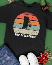 Rhode Island No Place Like Home Classic T-Shirt apparel-classic-tshirt-lifestyle-back-69