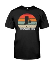 Rhode Island No Place Like Home Classic T-Shirt front
