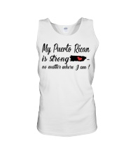 MY PUERTO RICAN IS STRONG Unisex Tank tile