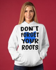 Ohio Map Don't Forget Your Roots Hooded Sweatshirt apparel-hooded-sweatshirt-lifestyle-front-86