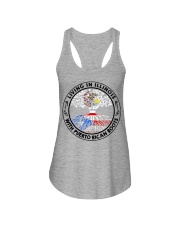 LIVING IN ILLINOIS WITH PUERTO RICAN ROOTS Ladies Flowy Tank tile