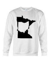 MAP OHIO IN MINNESOTA Crewneck Sweatshirt tile