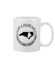 MAINE GIRL LIVING IN NORTH CAROLINA Mug tile