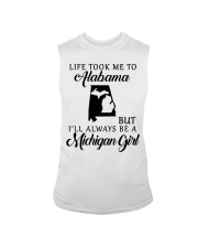 LIFE TOOK TO ALABAMA BE A MICHIGAN GIRL Sleeveless Tee tile
