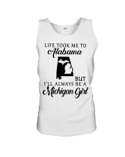 LIFE TOOK TO ALABAMA BE A MICHIGAN GIRL Unisex Tank tile