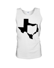 MAP OHIO IN TEXAS Unisex Tank tile